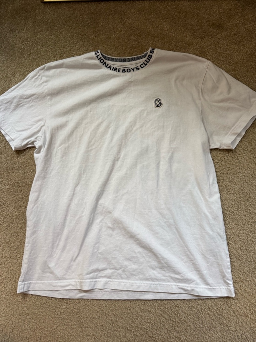 Billionaire Boys Club Men's Short Sleeve T-Shirt Tee Sz XL White Crew Neck